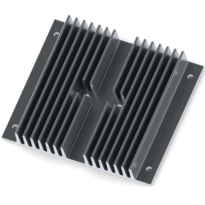 custom and standard heatsink for thermal management made by Compelma electromagnetic compatibility (CEM/EMI) and thermal management on electronic